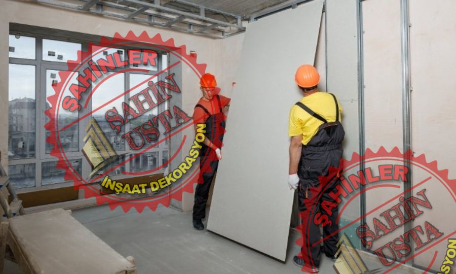Kuşadası Usta Bölme Duvar Ustası Alçıpan Bölme Duvar Alçıpan Ustası