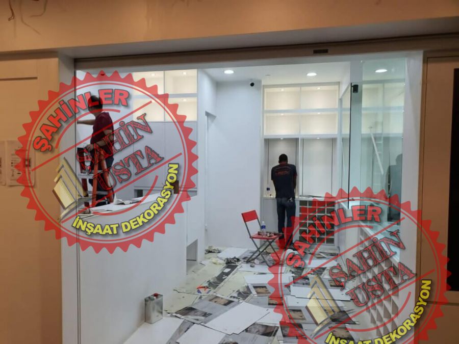 Kuşadası Usta Tadilat Dekorasyon Mağaza Dükkan İş Yeri Tadilat Ustası Anahtar Teslim Tadilat