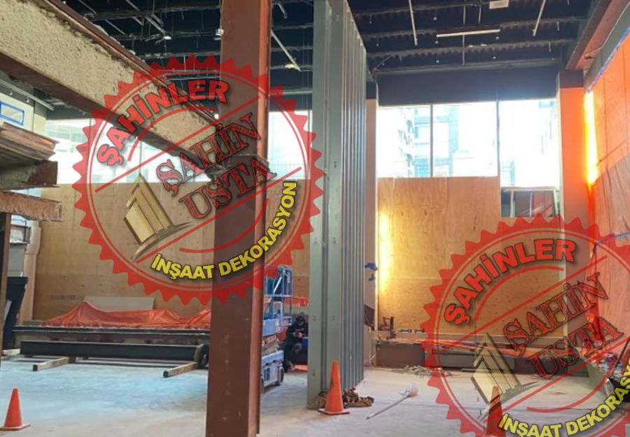 Ortaklar Osb Tadilat Dekorasyon Mağaza Dükkan İş Yeri Tadilat Ustası Anahtar Teslim Tadilat